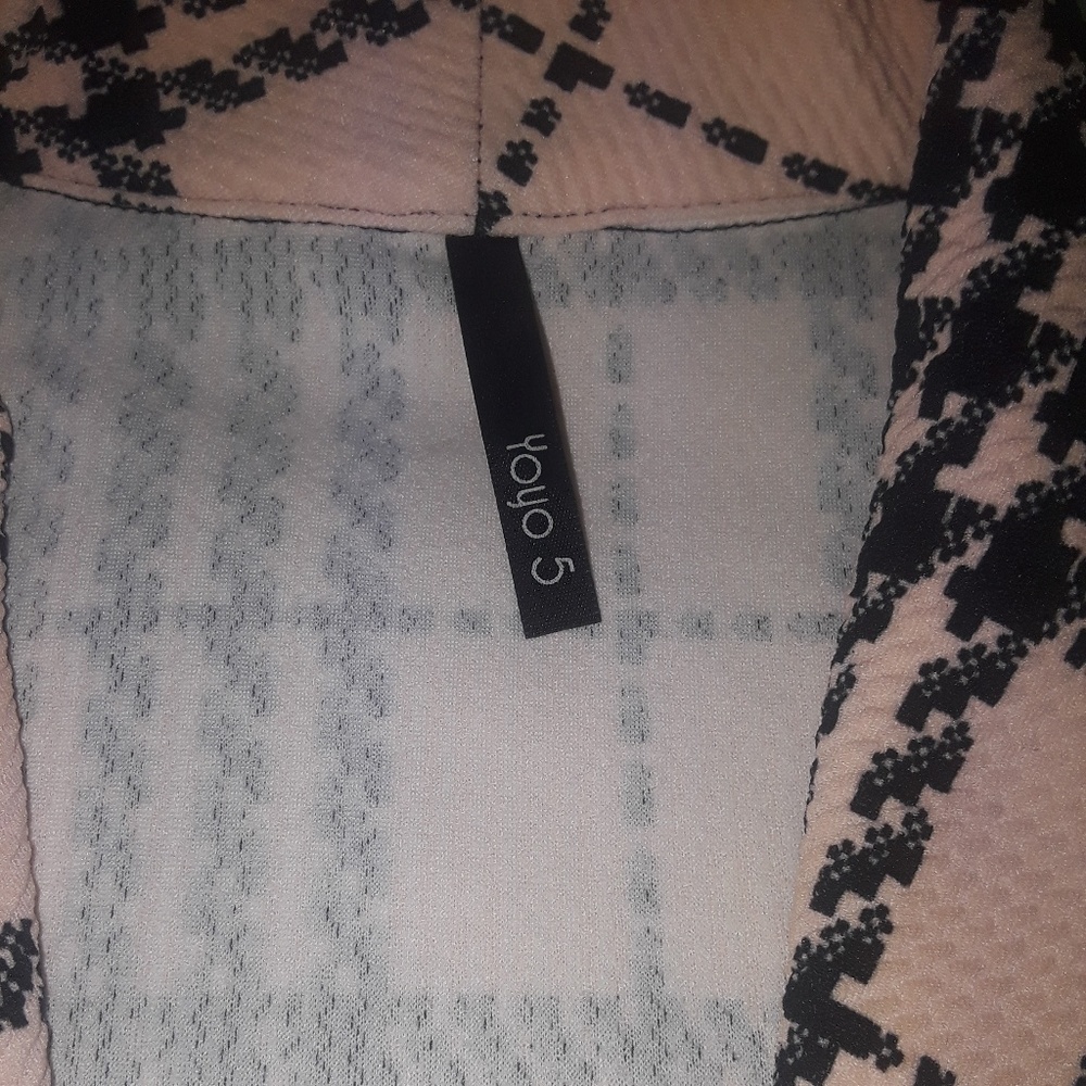 Pink Plaid 3/4 Hand Jacket - Picture 7 of 7